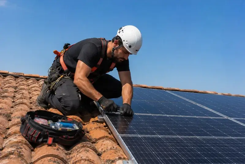 Maintenance et monitoring de panneaux solaires à Mesplède